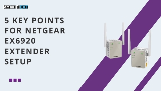 How to Set Up Netgear EX6920 Range Extender: Easy Guide