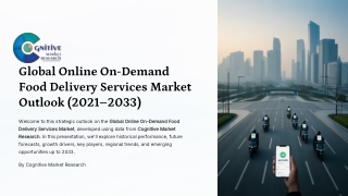 Global Online On Demand Food Delivery Services Market Report 2025 and its Size, Share and Trends