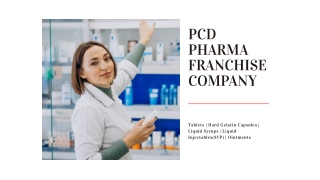 Trusted PCD Pharma Franchise Company in India