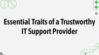 Key Qualities to Look for in a Reliable IT Support Provider