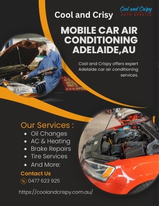 Mobile Car Air Conditioning Adelaide