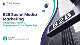 B2B Social Media Marketing