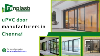 Balcony uPVC Sliding Doors in India | Fenplast Blog