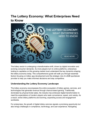 The Digital Lottery Revolution: What It Means for Businesses