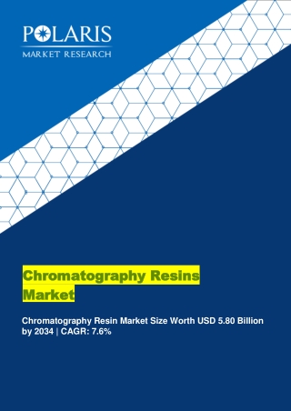 Chromatography Resins Market
