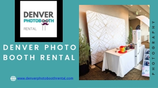 360 Photo Booth Rental Denver