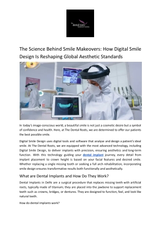 The Science Behind Smile Makeovers