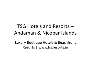 Best Hotels And Resorts In Andamans