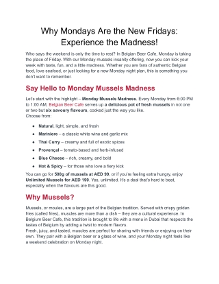 Why Mondays Are the New Fridays_ Experience the Madness!
