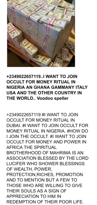 ☎️ 2348162236155..@I Want Join Occult For Money Ritual...In .. Nigeria, Ghana, S