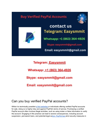 The Pros and Cons of Buying Verified PAYPL Accounts
