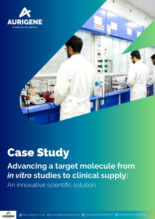 Comprehensive In Vitro Biology & Assay Services for Drug Discovery | Aurigene