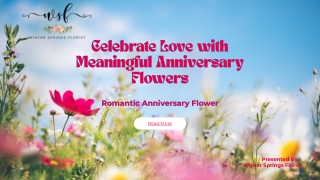 Celebrate Love with Meaningful Anniversary Flowers