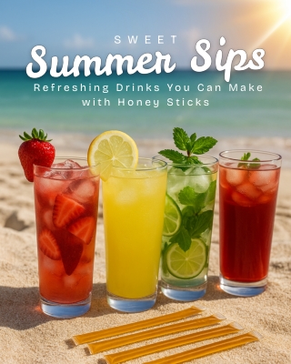 Sweet Summer Sips Refreshing Drinks You Can Make with Honey Sticks