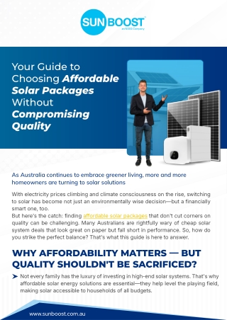 Guide to Choosing the Best Solar Solutions in 2025