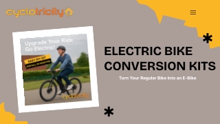 Electric Bike Conversion Kits by Cyclotricity UK