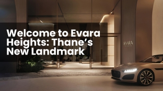Welcome to Evara Heights Thane’s New Landmark