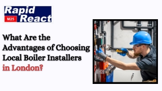 What Are the Advantages of Choosing Local Boiler Installers in London