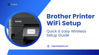 Brother Printer WiFi Setup Instructions