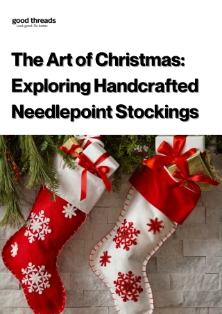Timeless Charm: Discover the Beauty of Needlepoint Christmas Stockings
