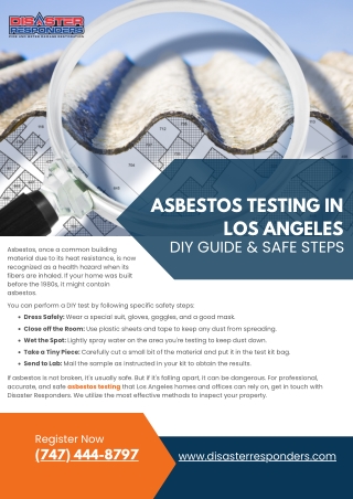 Asbestos Testing in Los Angeles DIY Guide & Safe Steps