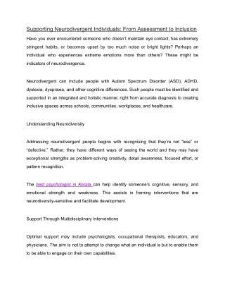 Supporting Neurodivergent Individuals_ From Assessment to Inclusion