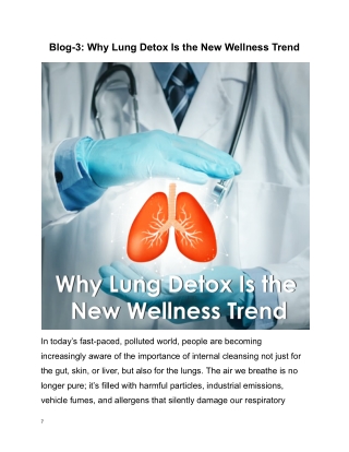 Why Lung Detox Is the New Wellness Trend with Yespeoto
