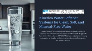 Kinetico Water Softener Systems for Clean, Soft, and Mineral-Free Water
