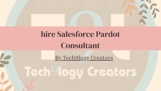 hire a Salesforce pardot consultant