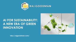 AI for Sustainability A New Era of Green Innovation