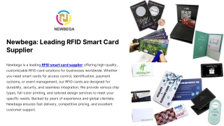 Newbega Leading RFID Smart Card Supplier