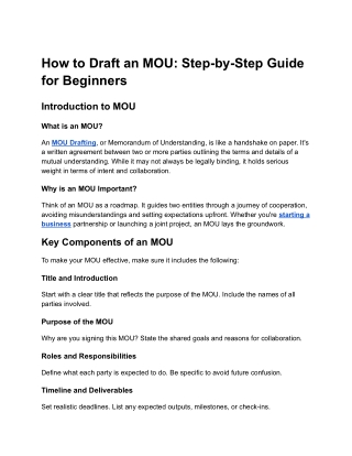 How to Draft an MOU_ Step-by-Step Guide for Beginners