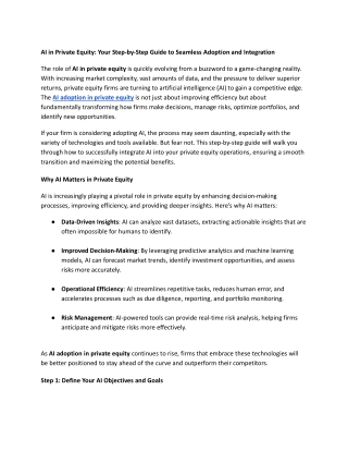 AI in Private Equity_ Your Step-by-Step Guide to Seamless Adoption and Integration