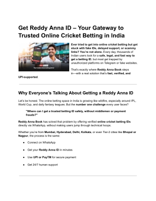 Your Gateway to Trusted Online Cricket Betting in India