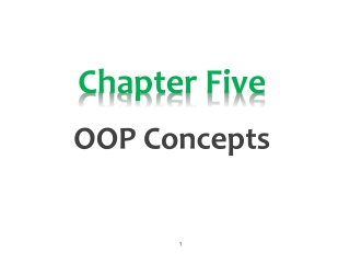 Session 5 - OOP Concepts
