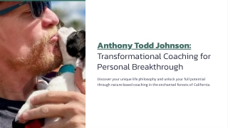 Anthony Todd Johnson Introduces Nature-Based Coaching