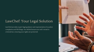 LawChef-Your-Legal-Solution