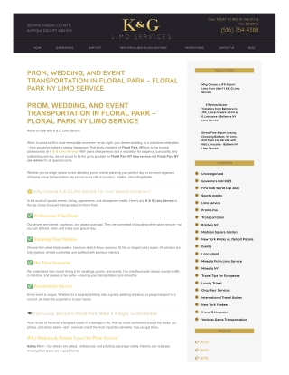 Prom, Wedding, and Event Transportation in Floral Park – Floral Park NY Limo Ser