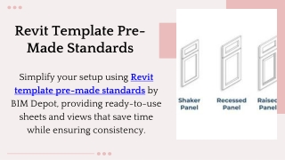 Revit Template Pre-Made Standards