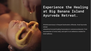 ayurveda retreat