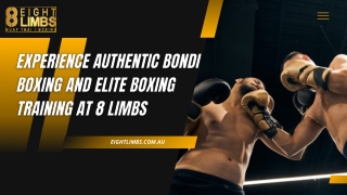 Experience Authentic Bondi Boxing and Elite Boxing Training at 8 LIMBS