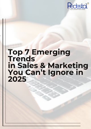 2025 Sales & Marketing Forecast: 7 Trends to Know | Pedestal