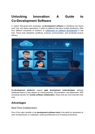 Co-Development Software