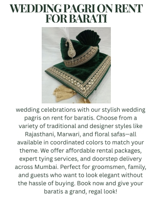 pagdi for wedding