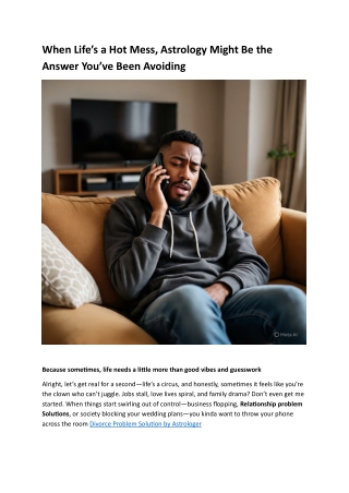 S.K SHASTRI JI – THE ASTROLOGER WHO TURNS CHAOS INTO CLARITY