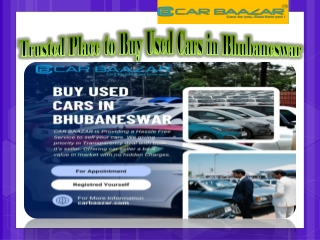 Trusted Place to Buy Used Cars in Bhubaneswar