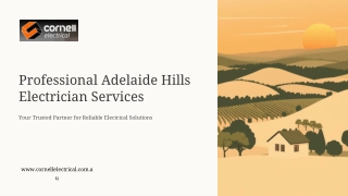 Electrician Adelaide Hills