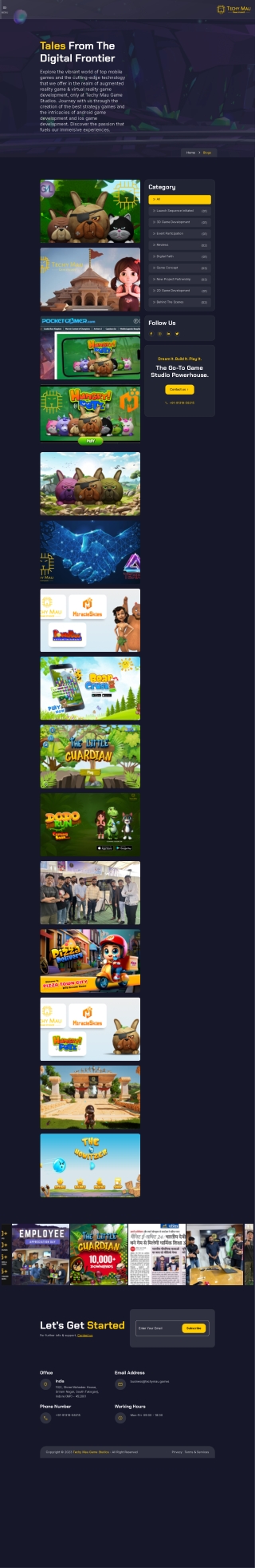 Explore Game Development Insights – TechyMau Game Studios Blog