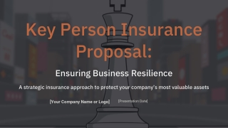 Key Person Insurance Proposal Ensuring Business Resilience