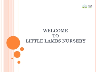 One of the Most Trusted Nurseries in Dubai – Little Lambs Nursery